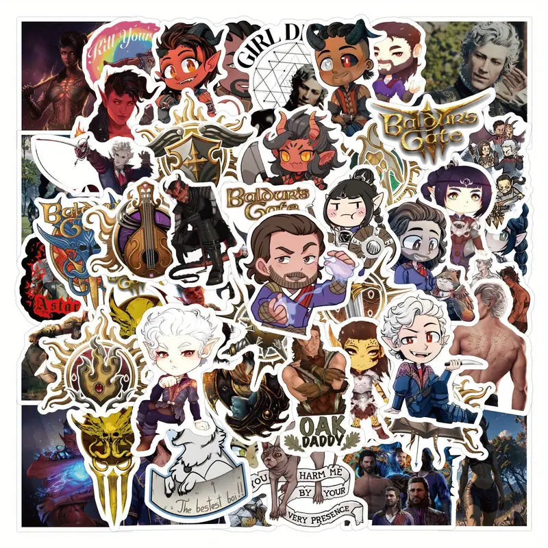 Baulder's Gate 3 Stickers