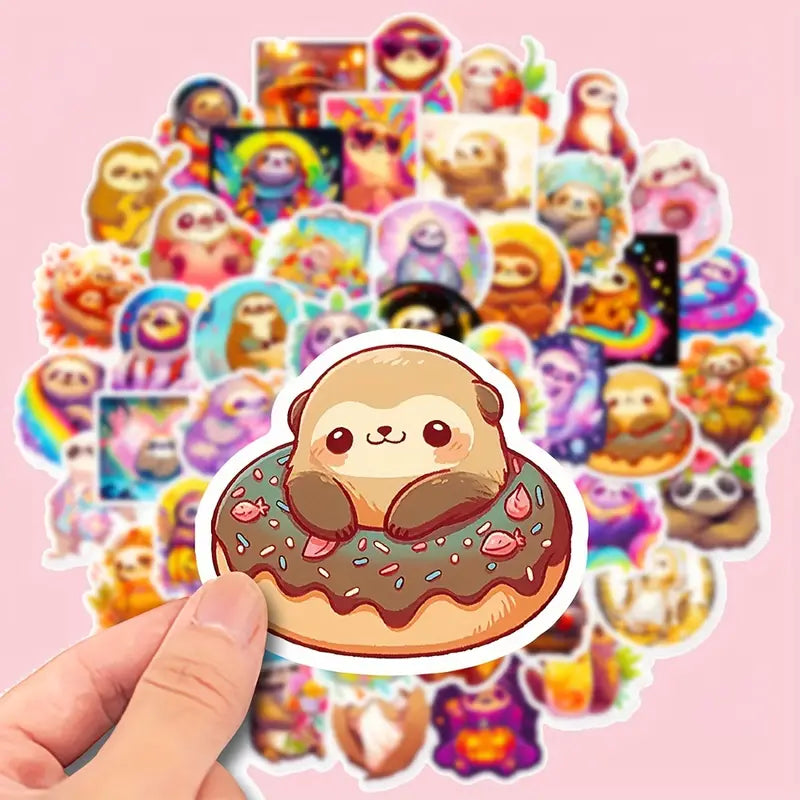 Cute Sloth Stickers